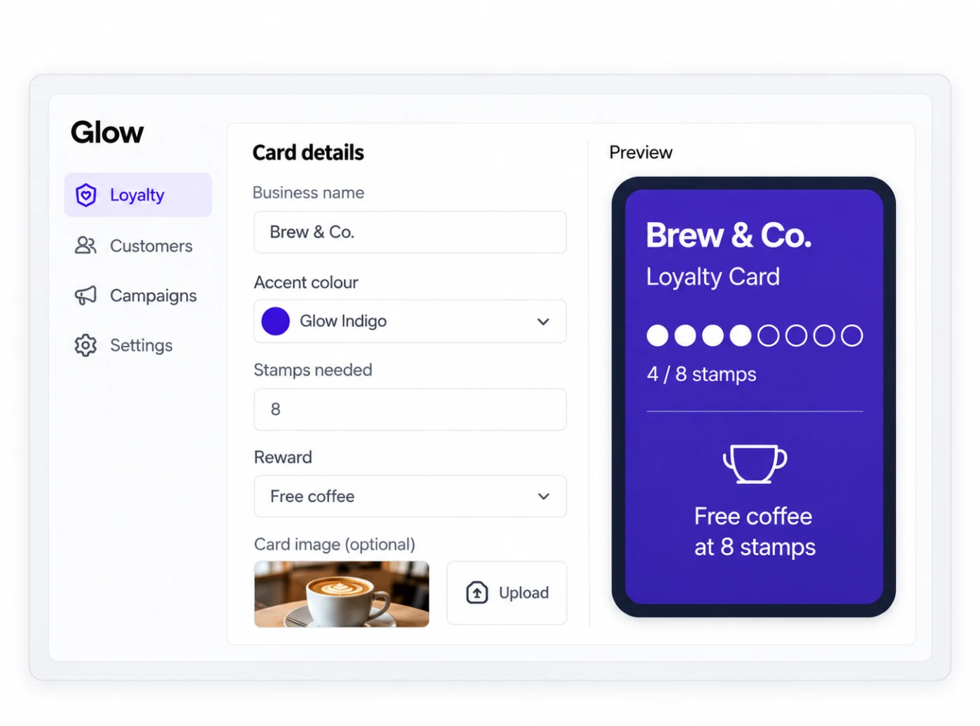 Create your stamp card